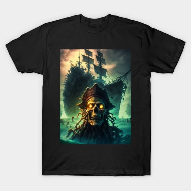 Pirate skeleton T-Shirt by Geek Culture